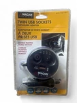 Wagan Tech 2537-5 Twin Usb/dc Cup Holder Adapter 2.1AMP Power Port 2DC. Fixed Price $10.00.