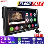 Atoto A6 7" 2 Din Stereo Gps Track Navi Unit Wireless Android Auto & Carplay. Fixed Price $149.99.