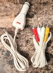 Fisher Price Kid Tough Dvd Player Dc Car Adapter Model N2151 & Rca A/v Cable. Fixed Price $8.99.