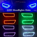 Pair Of Rgb Led Halo Ring Lights Kit For Polaris Rzr 900 1000 Xp Turbo 2014-2016. Fixed Price $75.00.