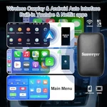 Sunweyer Wireless Carplay & Android Auto Adapter Built In Netflix Youtube. Fixed Price $45.59.