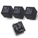 Jewkot PACK-4 Car 5 Pin Relay, 12V 40A Conversion Starting Dc Heavy Black. Fixed Price $17.11.
