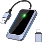Terunsoul Carplay Adapter Converts Wired To Wireless BY960H - Black/silver. Fixed Price $31.69.
