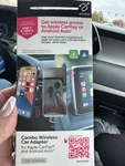 Aluratek Apple Carplay Android Auto Combo Wireless Adapter -black. Fixed Price $40.00.