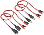 Hcfeng Usb Alligator Clip Adapter Cable Jumper Red/black. Fixed Price $13.40.