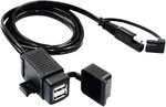 Motopower MP0609C 3.1AMP Waterproof Motorcycle Dual Usb Charger Kit Sae. Fixed Price $18.99.