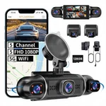 Channel 1080P*5 Dash Cam Front Rear Left Right Cabin With OBD2 Power Cable,.... Fixed Price $240.80.