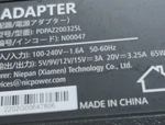 Nicpower PDADP200325L Black High Performance Adapter Charger Used. Fixed Price $20.00.