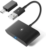 Auerds Wireless Carplay Adapter Bluetooth Wired - Scratch & Dent. Fixed Price $28.44.