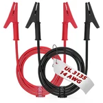 14 Gauge 2PCS/10FT Alligator Clips Electrical With Wires UL3135 Heavy Duty Si.... Fixed Price $26.93.