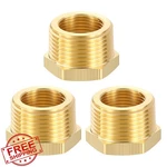 Metallixity Brass Hex Bushing Adapter 1" Npt To 3/4" Female. Fixed Price $20.00.
