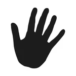 Open Hand Vinyl Decal Car Window Laptop Silhouette Sticker. Fixed Price $5.39.
