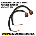 Female 9006 HB4 Connector Headlight Low Beam Plug Socket Wire Harness Pigtail. Fixed Price $11.39.