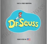 Dr. Seuss Vinyl Decal Sticker Car Bumper Laptop Window Art Water Resistant. Fixed Price $21.24.