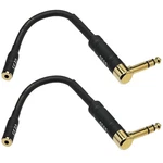 Cncess CESS-238 Right Angle 1/4 Inch Trs To 3.5MM ADAPTER,6.35MM .... Fixed Price $19.91.