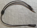 Metra 40-UV43 Motorola Universal Y Adapter Antenna Cable (2) Female Plug. Fixed Price $8.99.