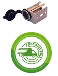 1X 12V Cigarette Lighter Socket With Mounting Bracket Philmore 48-620. Fixed Price $14.77.