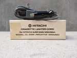 Hitachi Car Cigarette Lighter Cord Model CL-2000 12V Negative Ground Tv Japan. Fixed Price $49.95.