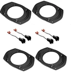 At 2X Universal Car 5"X 7" 6"X 8" To 6.5" Speaker Adapter Bracket Harness Fit. Fixed Price $29.99.