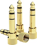 Bestune 5PCS Gold Plated Stereo Phone Screw-on Adapter Pack-upgrade,. Fixed Price $13.40.
