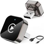 (2026 Upgraded) Wireless Carplay Adapter For Apple Iphone Android Small Siz.... Fixed Price $30.50.