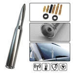 Ford F150 F250 Caliber Bullet Aluminum Short Antenna Chrome Silver. Fixed Price $12.99.