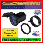 Metra Install Bay IBR87 Dual Usb Input Charger Flush Mount 4.2A Blue Replacement. Fixed Price $19.95.