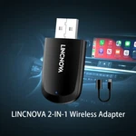 Lincnova Universal Wireless Carplay Android Auto Adapter Box Plug & Wifi. Fixed Price $23.99.