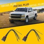 Headlight Xenon Hid Led Pigtail Plug Connector For Chevy Silverado 2016-2018. Fixed Price $16.14.