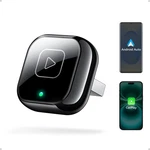 Mavlou Wireless Carplay & Android Auto Adapter, Metal Design Glossy Black. Fixed Price $61.90.