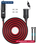 13FT 12V/24V Heavy Duty Cigarette Lighter Extension Cable 16AWG, 156W/15A Male P. Fixed Price $13.09.