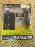 Sony Dcc E345 Car Adapter 1.5 4.5 6V Md Cd Walkman Vintage. Fixed Price $12.99.
