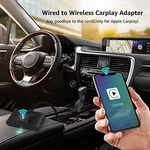 Urjd Wireless Carplay Adapter 2023 Upgrade Widely Compatible - Black. Fixed Price $34.43.