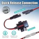 Motopower MP0609A 3.1AMP Motorcycle Usb Charger Kit Sae Adapter Phone Gps. Fixed Price $15.65.