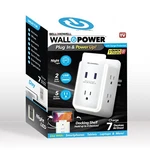 Bell + Howell Wall Power Device 5 Outlets 2 Usb Ports With Night Light. Fixed Price $19.99.