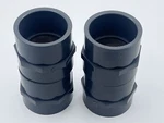Pvc Female Adapter Pipe Fitting For SCH80 Slip Coupling, Dark Grey 4 Pcs 2". Fixed Price $29.75.