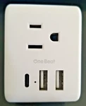 One Beat European Travel Plug Adapter Uk Ireland Most Of Usb 2-PACK. Fixed Price $9.97.