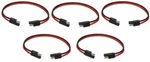 5 Pcs 12" 10 Gauge Pin Quick Disconnect Audiopipe Polarized Wire Harness. Fixed Price $16.99.