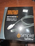 Isimple ISSR11 Car Satwire Adapter For SCC1 Sirius Satellite Tuner Gateway. Fixed Price $30.00.