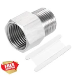 Uxcell Npt G1/2" Female Reducer Adapter 304 Ss Silver. Fixed Price $27.99.