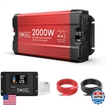Foval 2000W Pure Sine Wave Inverter 12V Dc To 110V Ac Converter 4000W Peak. Fixed Price $254.09.