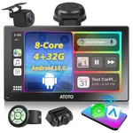 Atoto 9" Android Portable Stereo Gps Ai Multimedia Carplay Front+rear Camera. Fixed Price $143.91.
