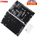 2-PACKS Msata / M2 Ngff Ssd To Converter Adapter Combo Card M.2 In 1. Fixed Price $15.98.