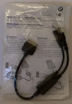 Genuine Bmw Ipod/iphone Cable Adapter (30 Pin Connector) 61122338491 61120440812. Fixed Price $19.99.