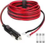Cuzec Heavy-duty 15A Male Plug Cigarette Lighter Adapter Power Supply Cord With. Fixed Price $18.95.
