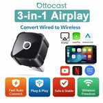 Wired Wireless Carplay Adapter For Apple Iphone/android Auto/airplay/miracast. Fixed Price $25.99.