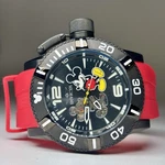 Invicta Disney Mickey Mouse L.e. Automatic Open Heart Russian Dive 50MM Watch. Fixed Price $225.00.