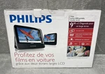 Philips Portable Black Dvd Player 9" Lcd Dual Screens PD9012M/37 MP3. Fixed Price $29.99.