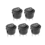 Qteatak 5PCS Spdt On/off/on Rocker Toggle Switch, 3 Pins Position Sw.... Fixed Price $9.66.