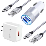Fast Usb Charger, Powerful Qc 3.0 Charger+car ADAPTER+6FT Type .... Fixed Price $41.49.